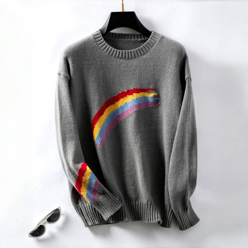 Eliza™ | Casual and Comfortable Rainbow Sweater