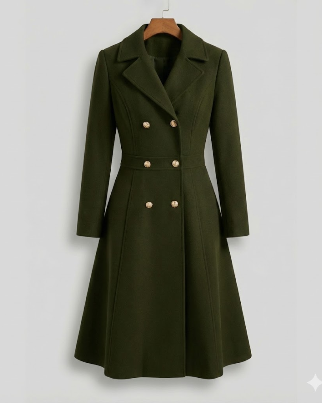 Suzette™ | Double-Breasted Fit-and-Flare Coat