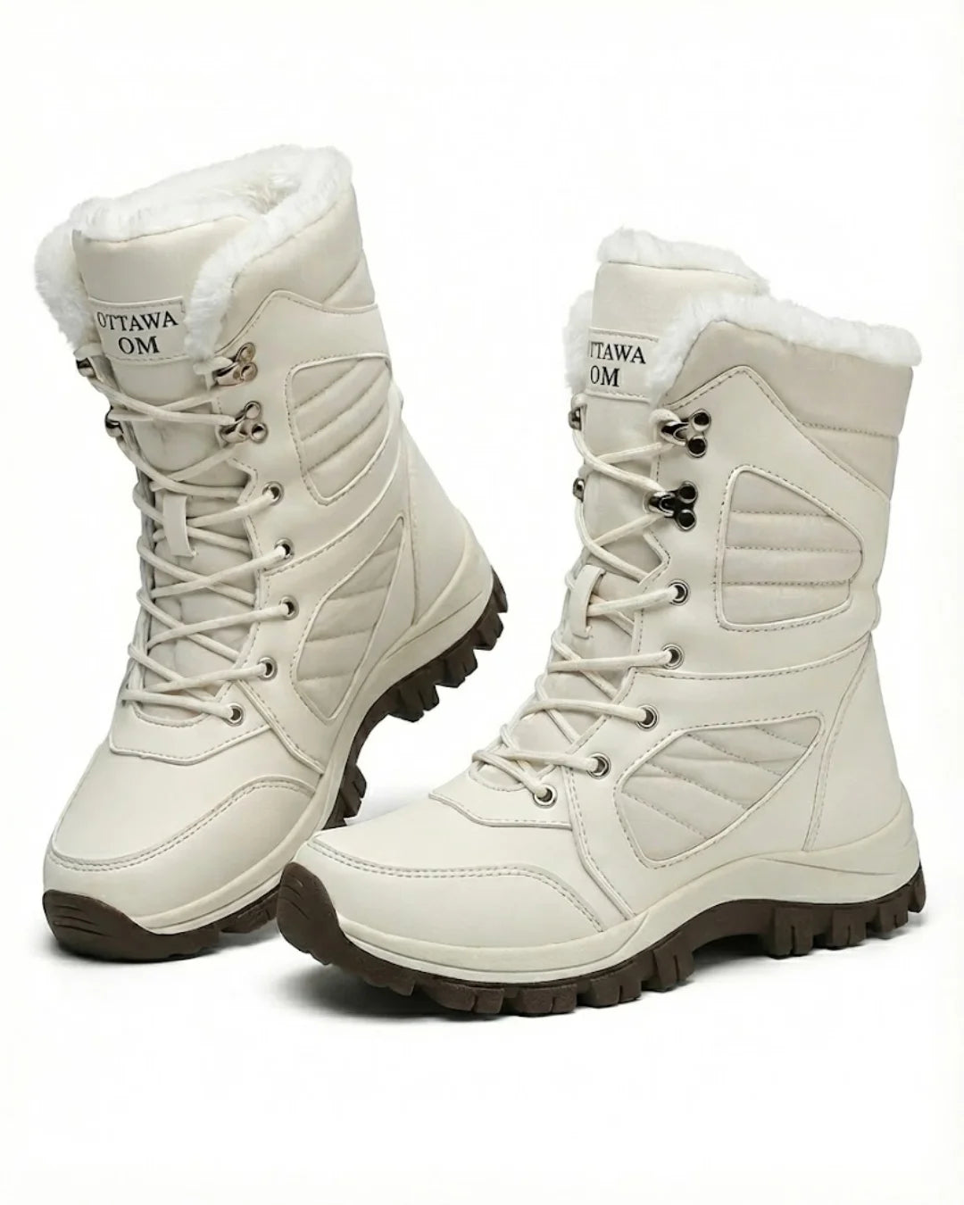 Corisande™ | Plush-lined lug-sole lace-up snow boots