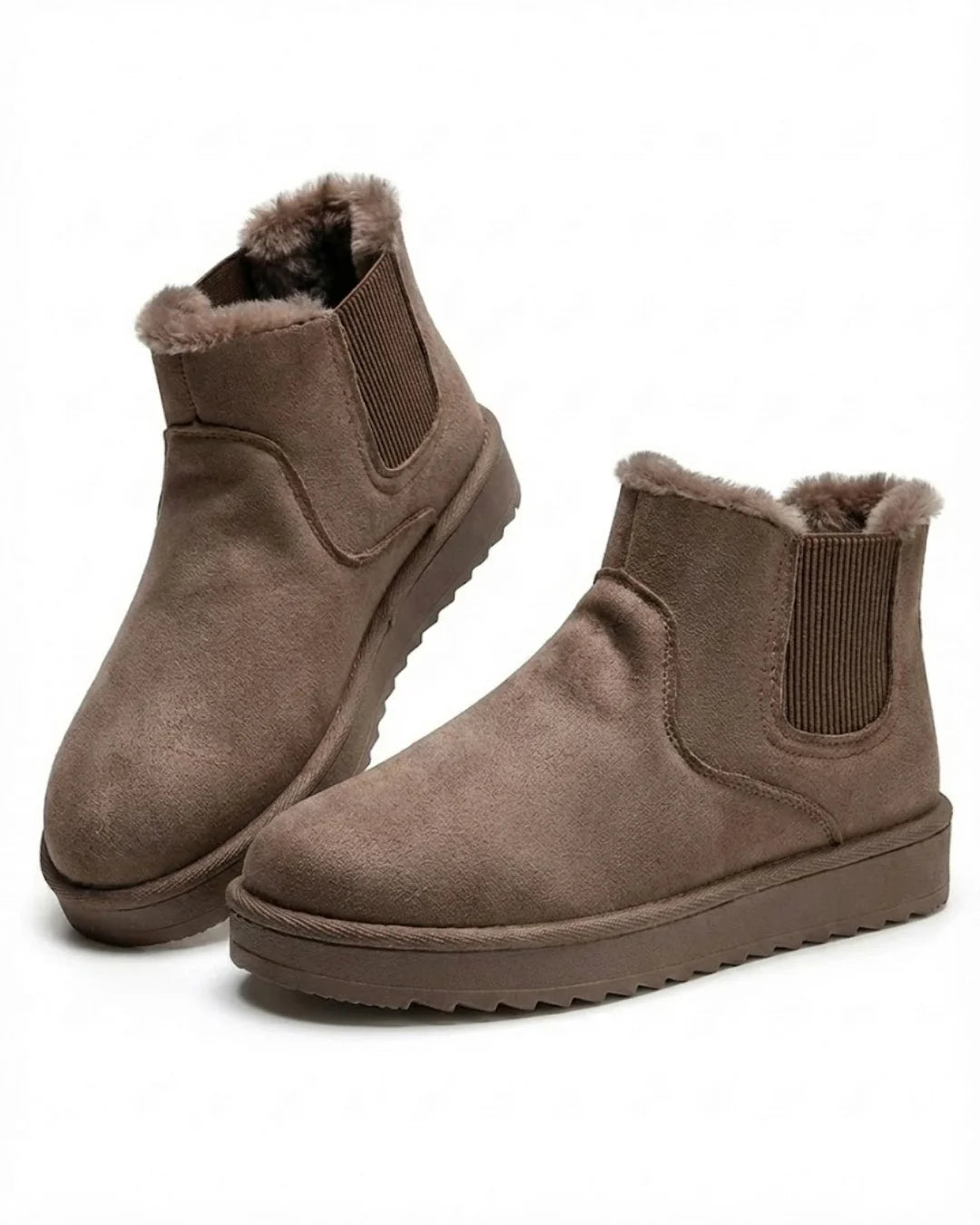 Marisol™ | Fleece-Lined Chelsea Winter Ankle Boots