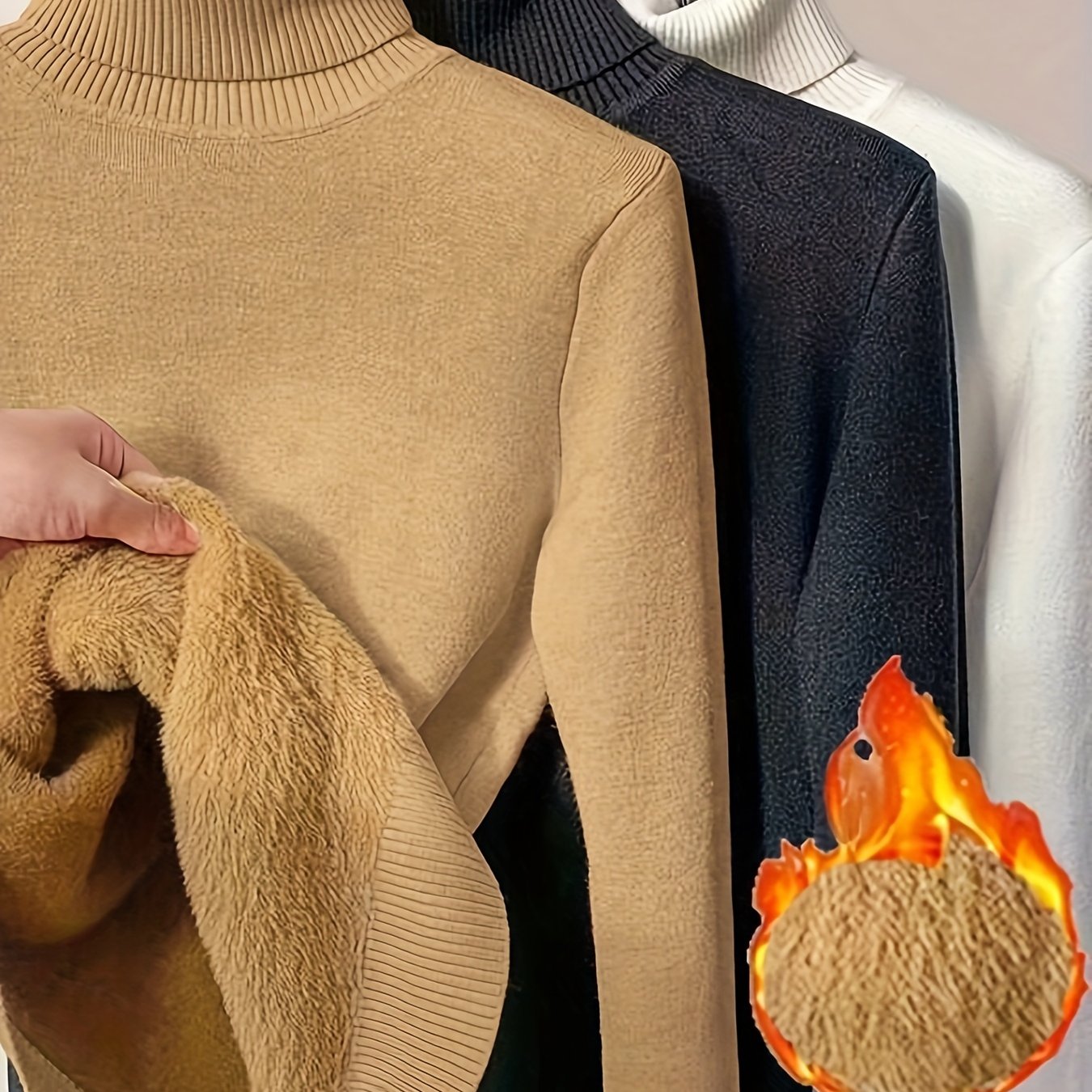 Kaya™ | 3pcs Casual Pullover with Turtleneck for Autumn and Winter