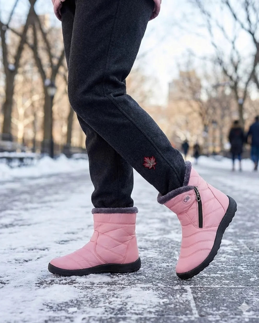 Lucero™ | Quilted Fleece-Lined Zip Winter Boots