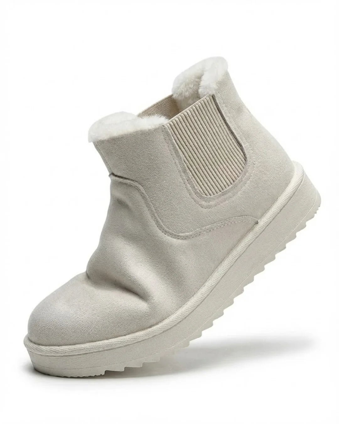 Marisol™ | Fleece-Lined Chelsea Winter Ankle Boots