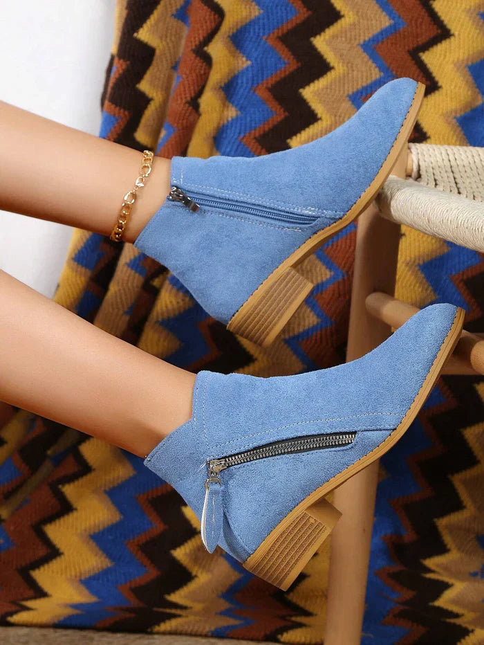 Elise™ | Elegant Comfort Ankle Boots in Diamond