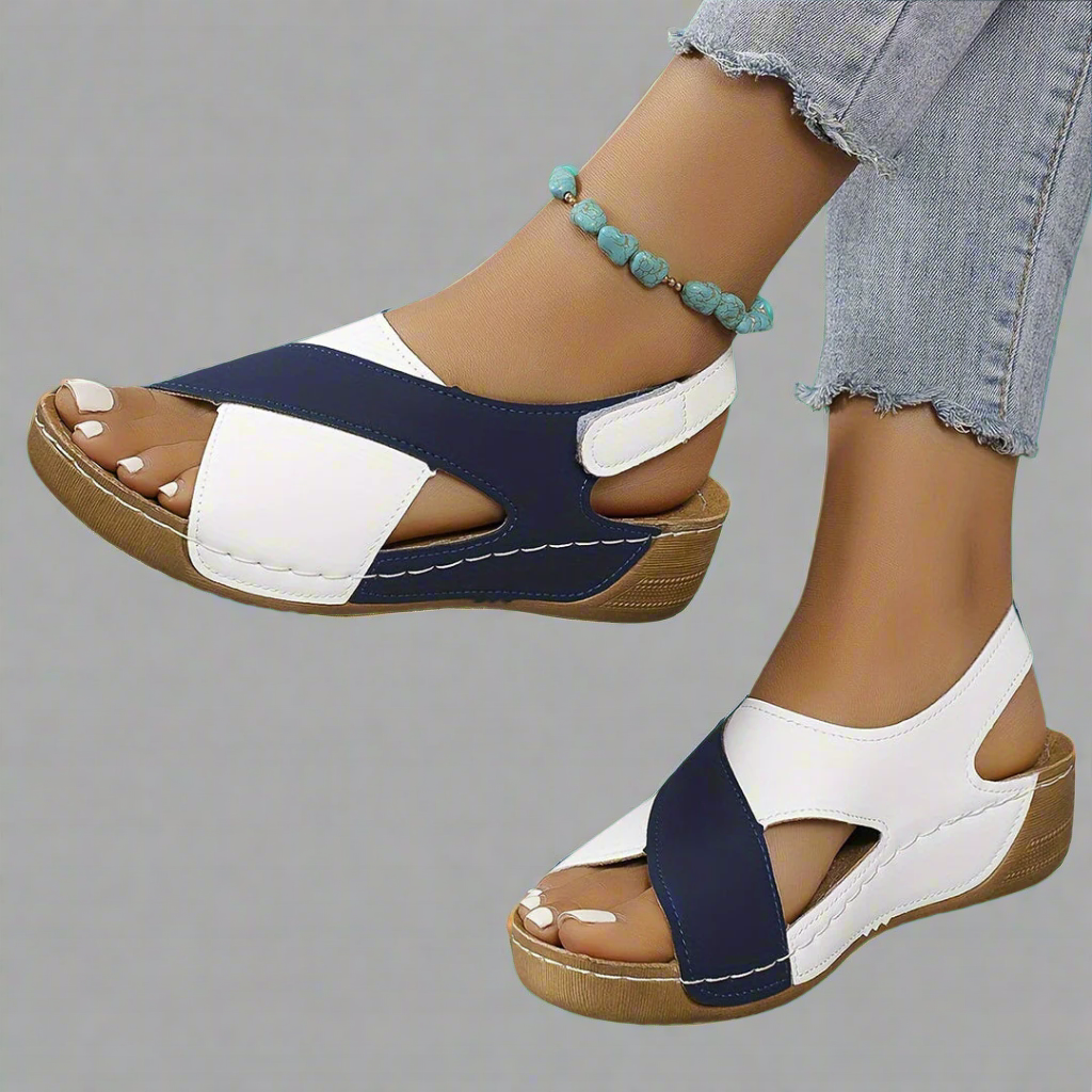 Colorblock Slingback Heels