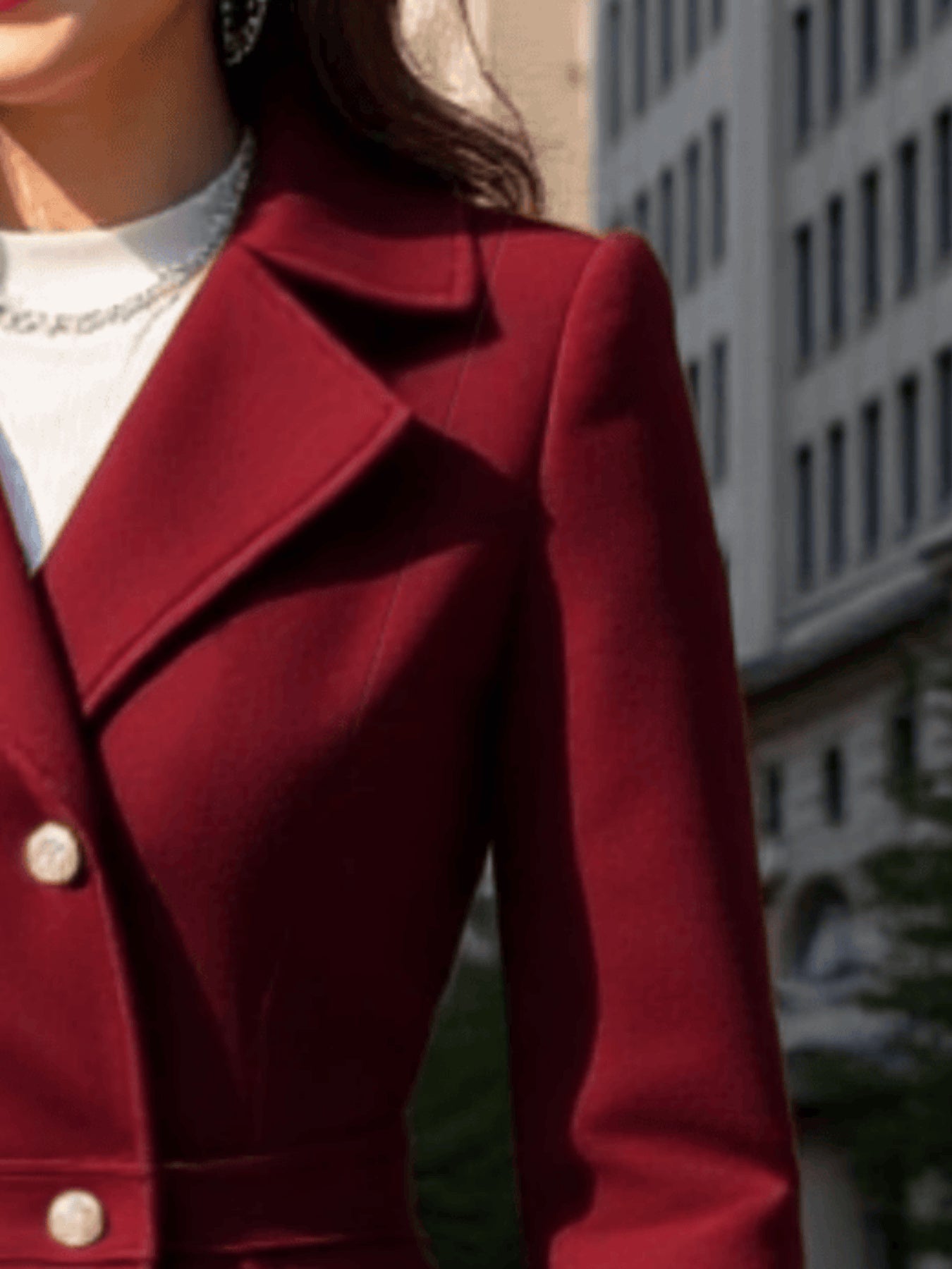 Suzette™ | Double-Breasted Fit-and-Flare Coat