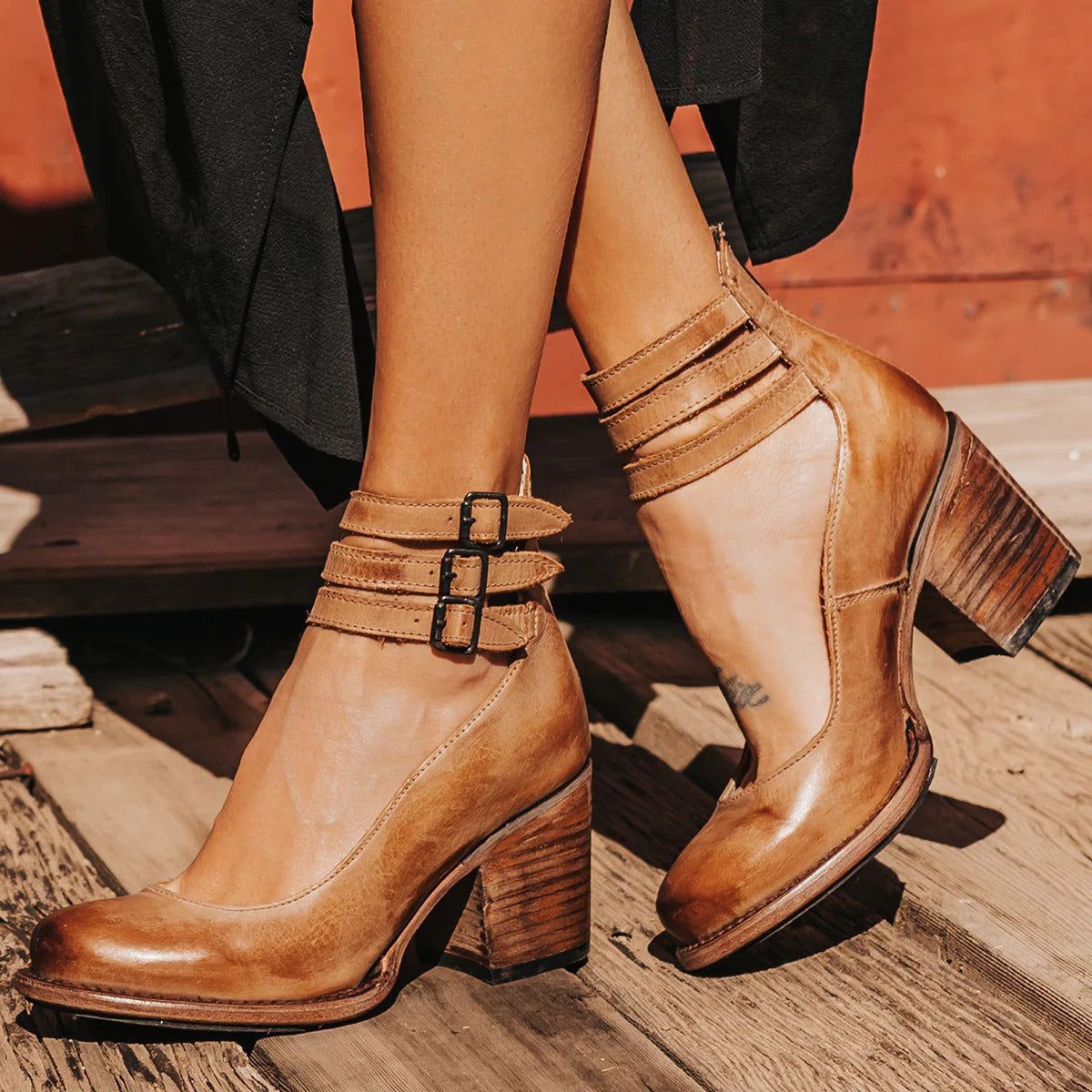 Milena™ | Elegant and Comfortable Leather Ankle Boots