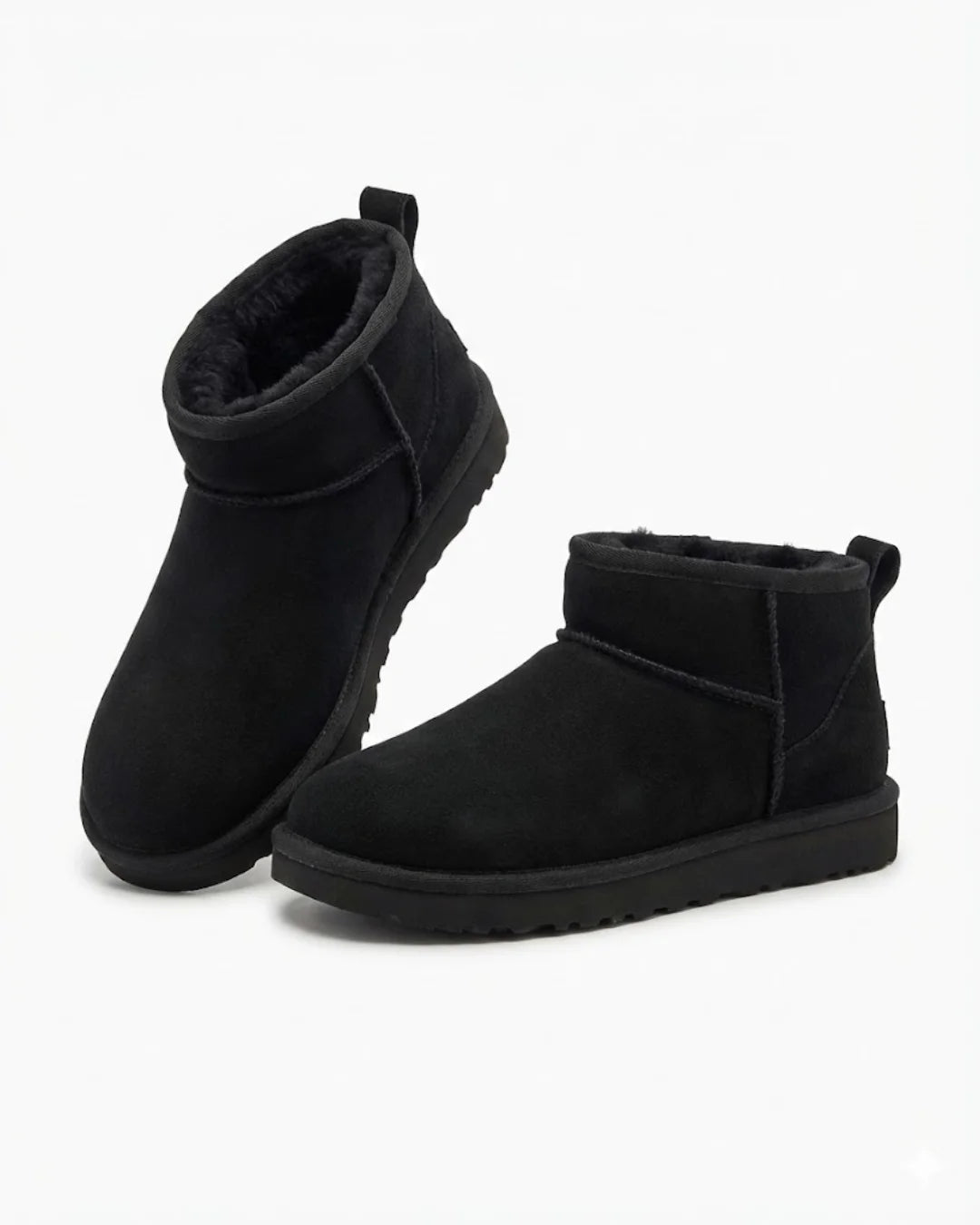 Saskia™ | Plush-Lined Slip-On Ankle Boots