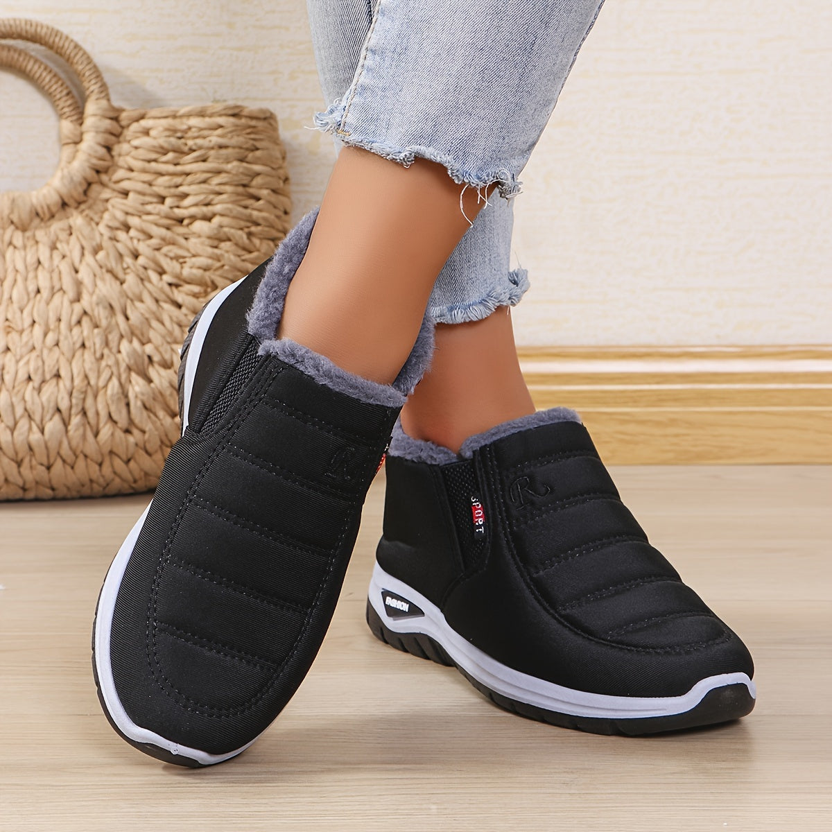 Marilou™ | Slip-On Fleece-Lined Winter Ankle Boots