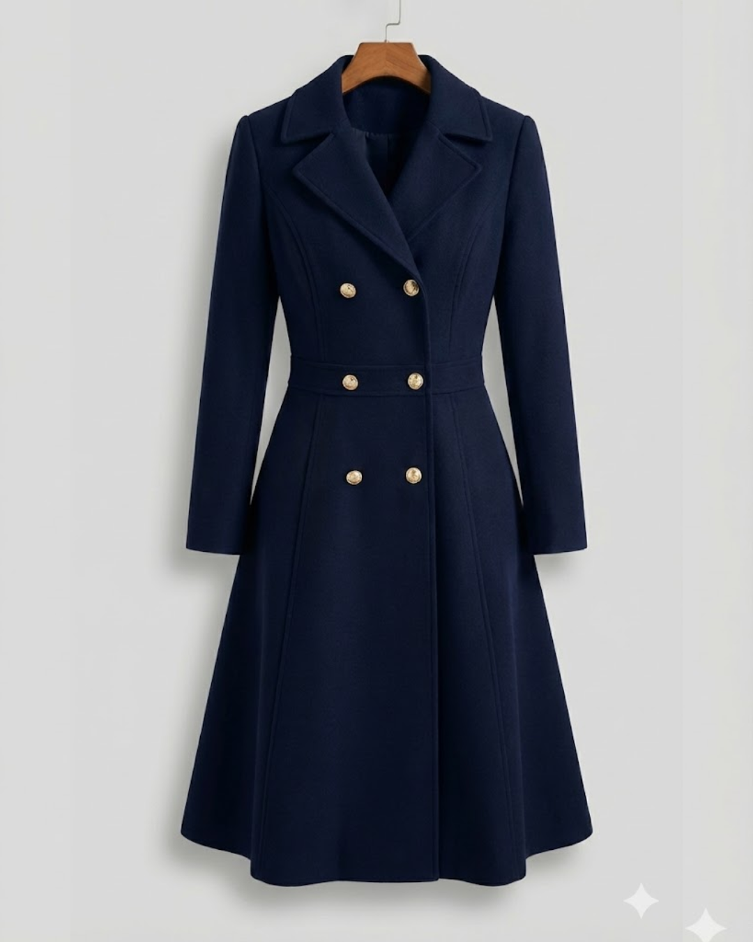 Suzette™ | Double-Breasted Fit-and-Flare Coat