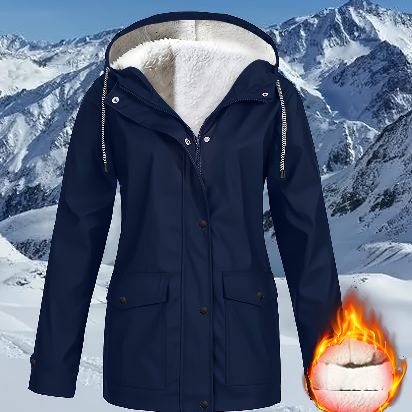 Zara™ | Warm-Lined & Water-Resistant Hooded Parka Jacket