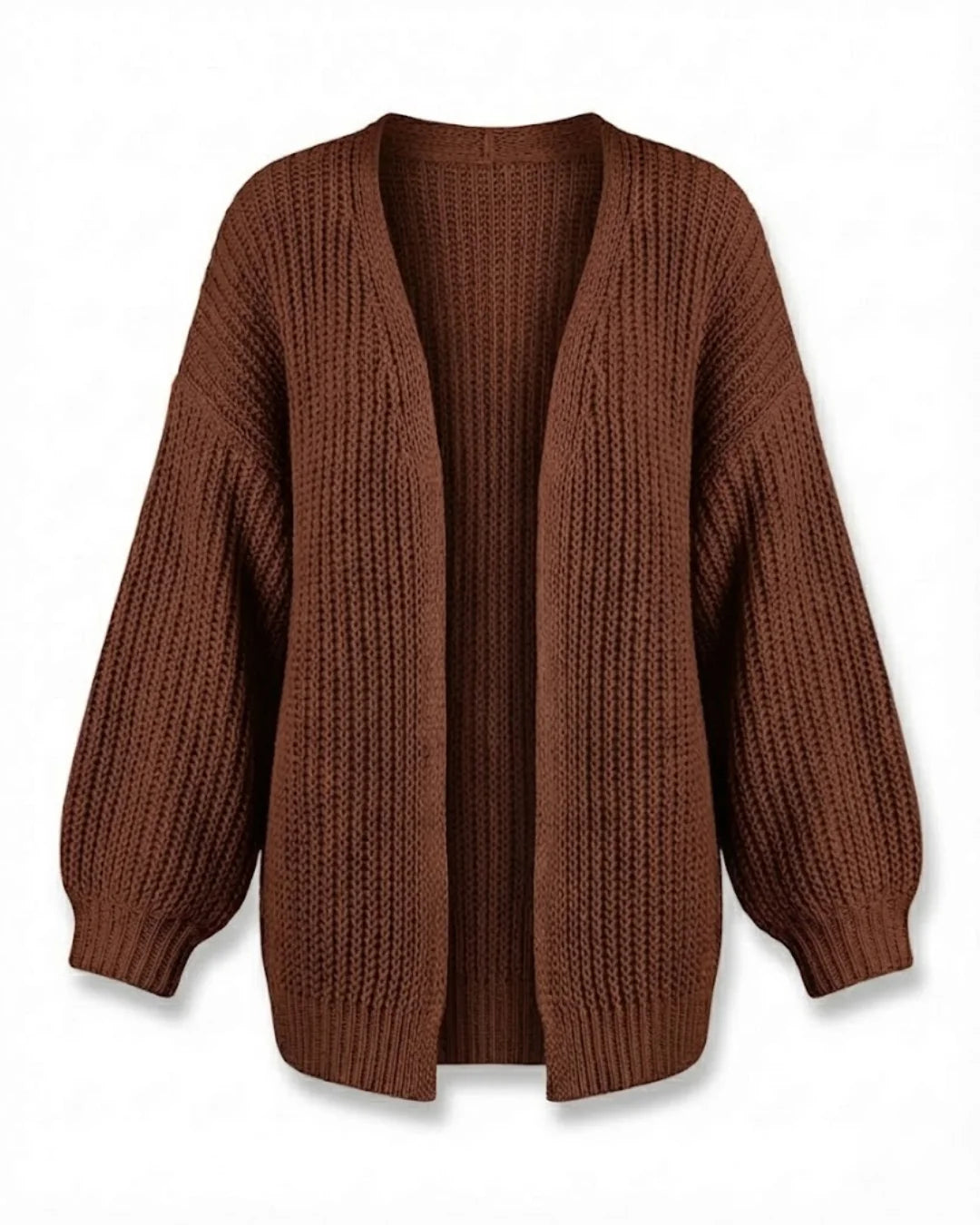 Katya™ | Chunky Knit Oversized Open Cardigan