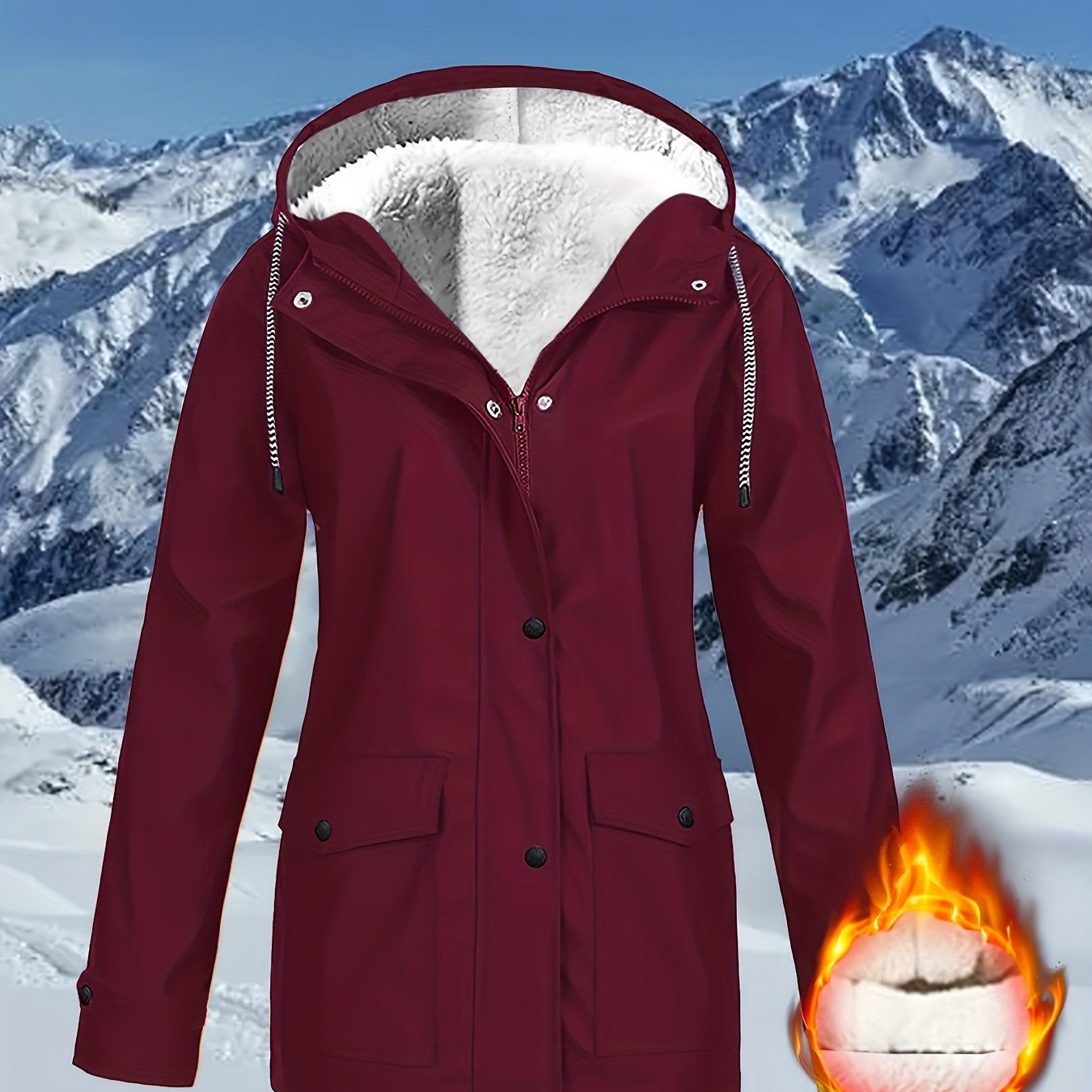 Zara™ | Warm-Lined & Water-Resistant Hooded Parka Jacket