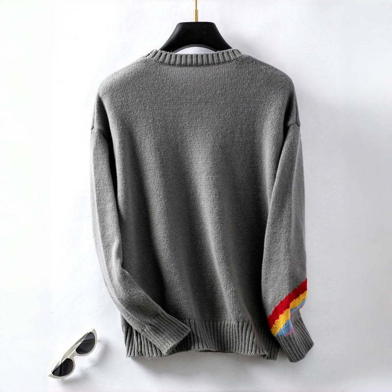 Eliza™ | Casual and Comfortable Rainbow Sweater