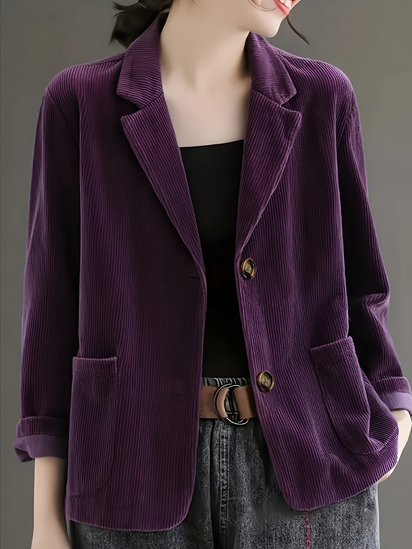 Clarabelle™ | Elegant Corduroy Blazer