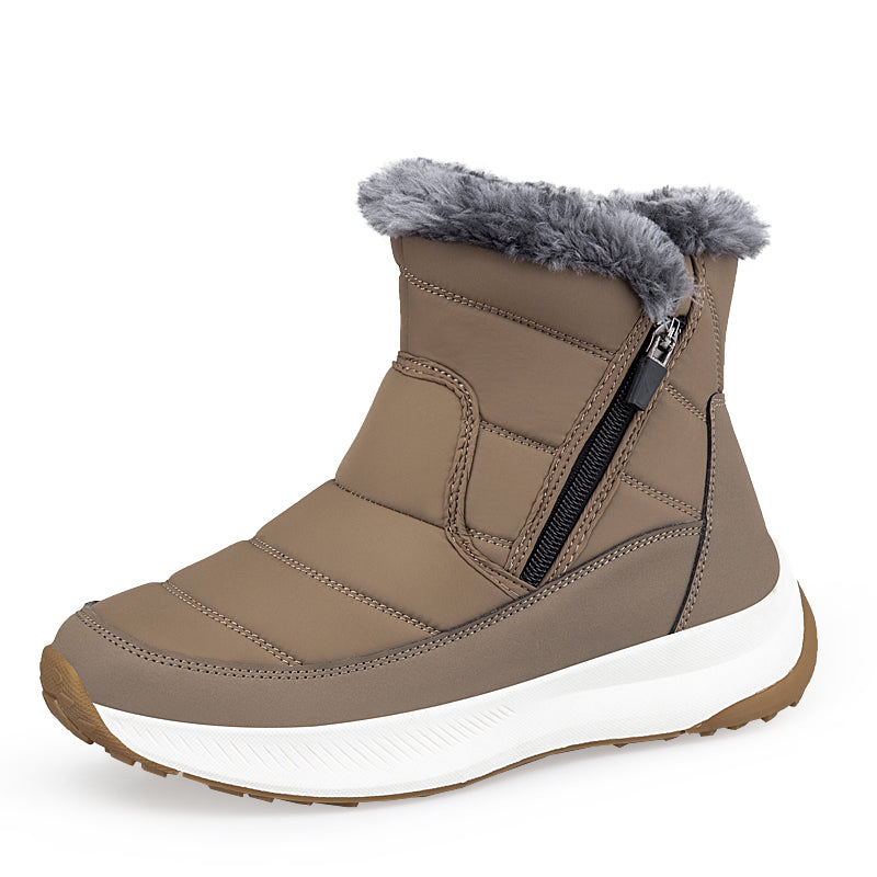 Leon™ | Side-zip faux-fur winter ankle boots