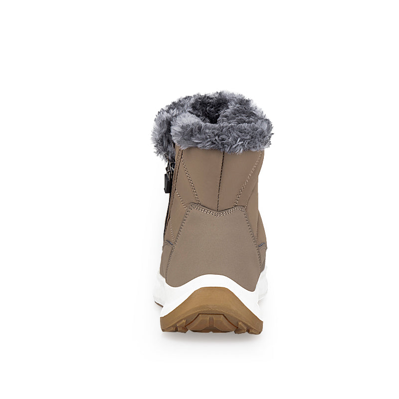 Leon™ | Side-zip faux-fur winter ankle boots