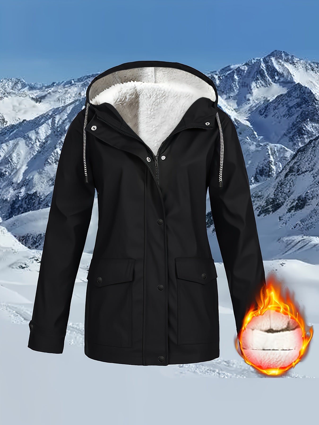 Zara™ | Warm-Lined & Water-Resistant Hooded Parka Jacket