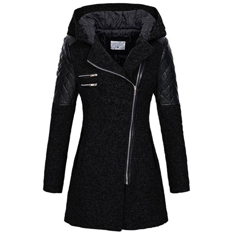 Rosemary™ | Asymmetrical Zipper Coat