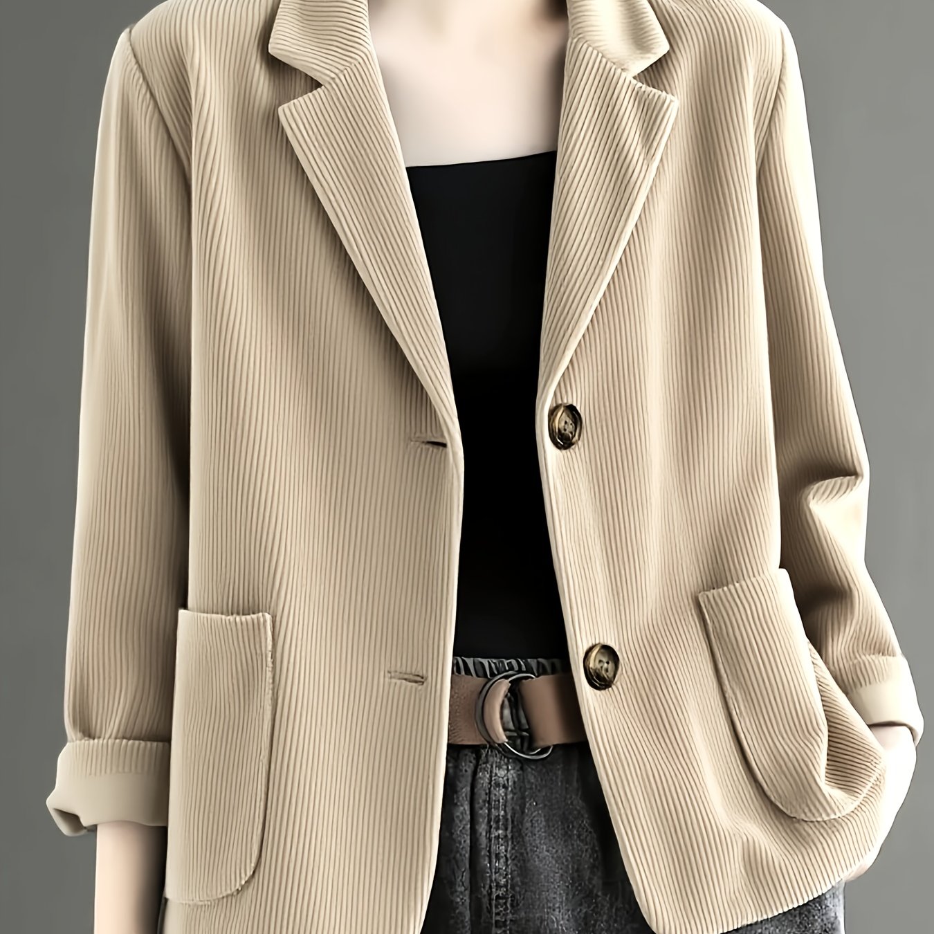 Clarabelle™ | Elegant Corduroy Blazer