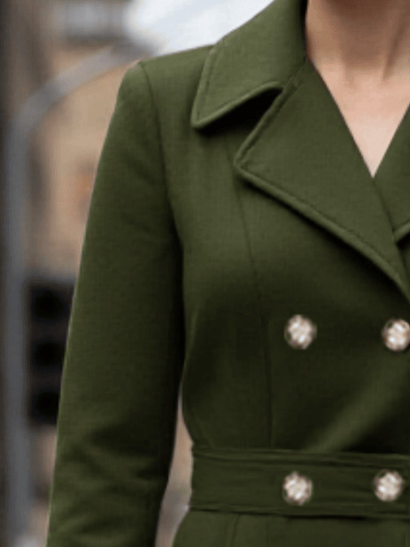 Suzette™ | Double-Breasted Fit-and-Flare Coat