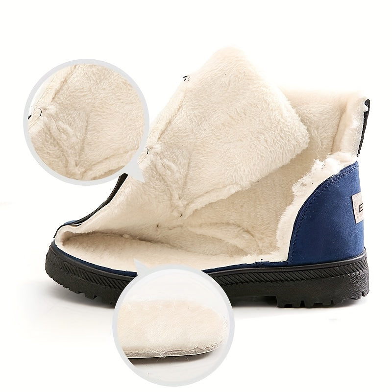 Marietta™ | Lace-Up Fleece-Lined Winter Ankle Boots