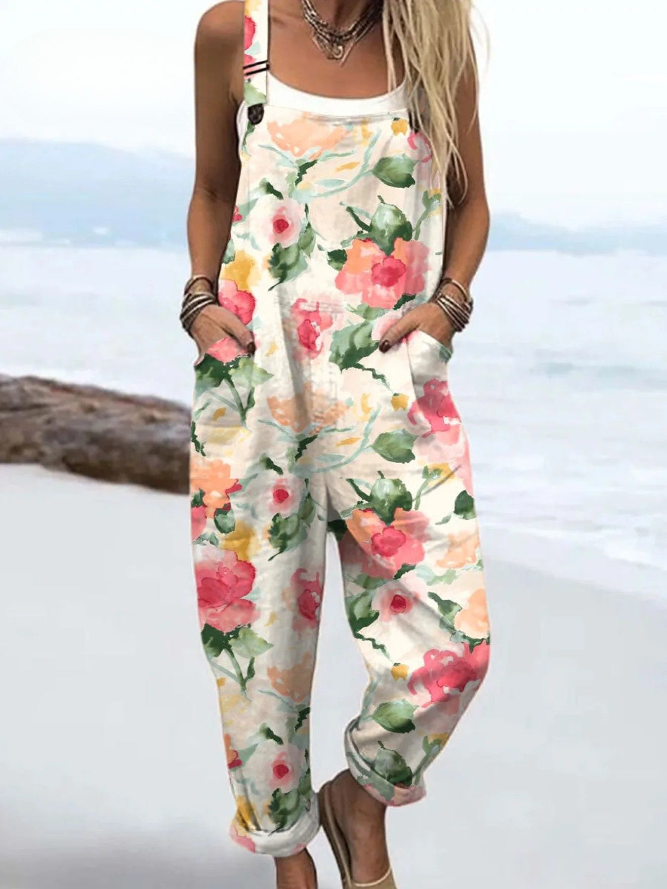 Petra™ | Artistic Floral Jumpsuit