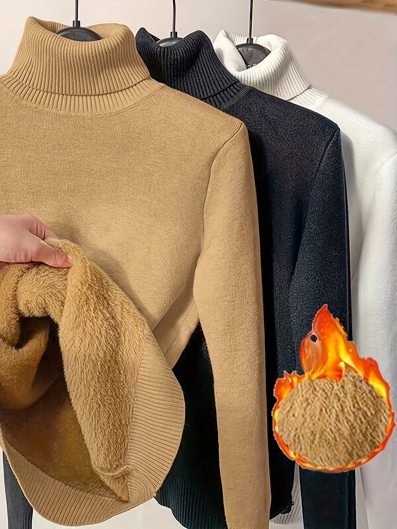 Kaya™ | 3pcs Casual Pullover with Turtleneck for Autumn and Winter