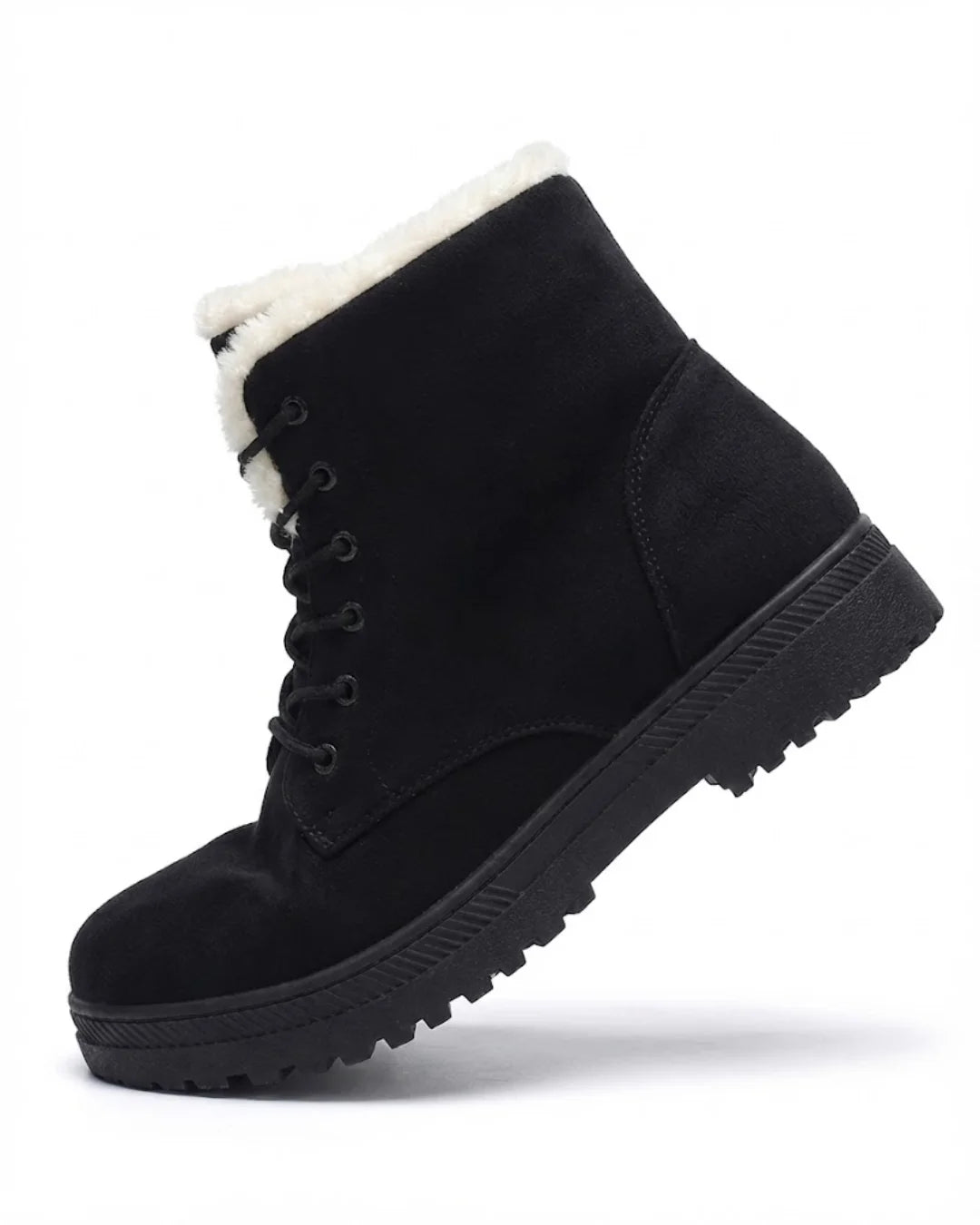 Marietta™ | Lace-Up Fleece-Lined Winter Ankle Boots