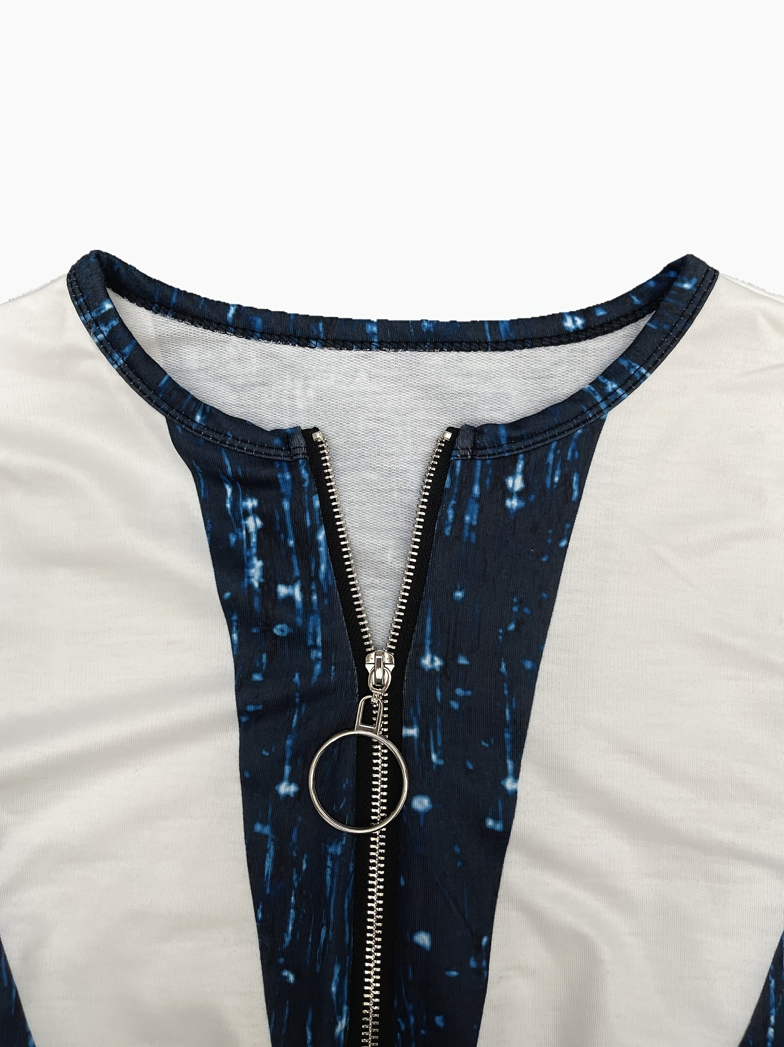 Willow™ | Colorblock Ring-Zip V-Neck Sweatshirt