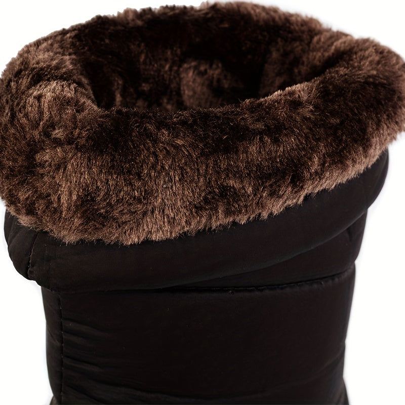 Calanthe™ | Quilted tassel-drawstring mid-calf winter boots