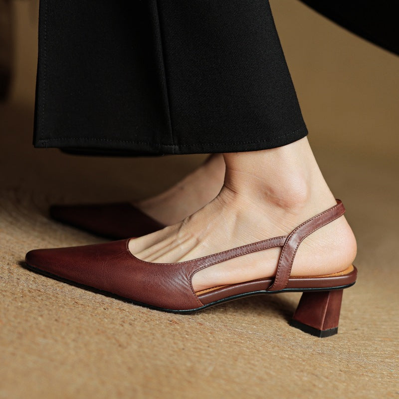 Arlise Leather Heels