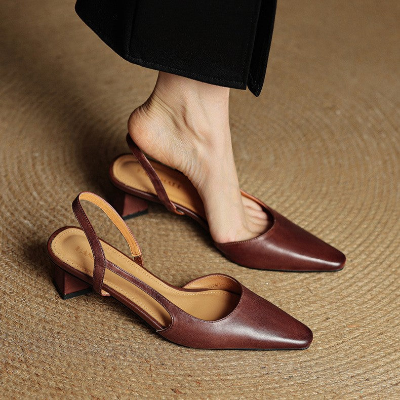 Arlise Leather Heels