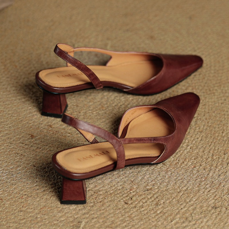 Arlise Leather Heels