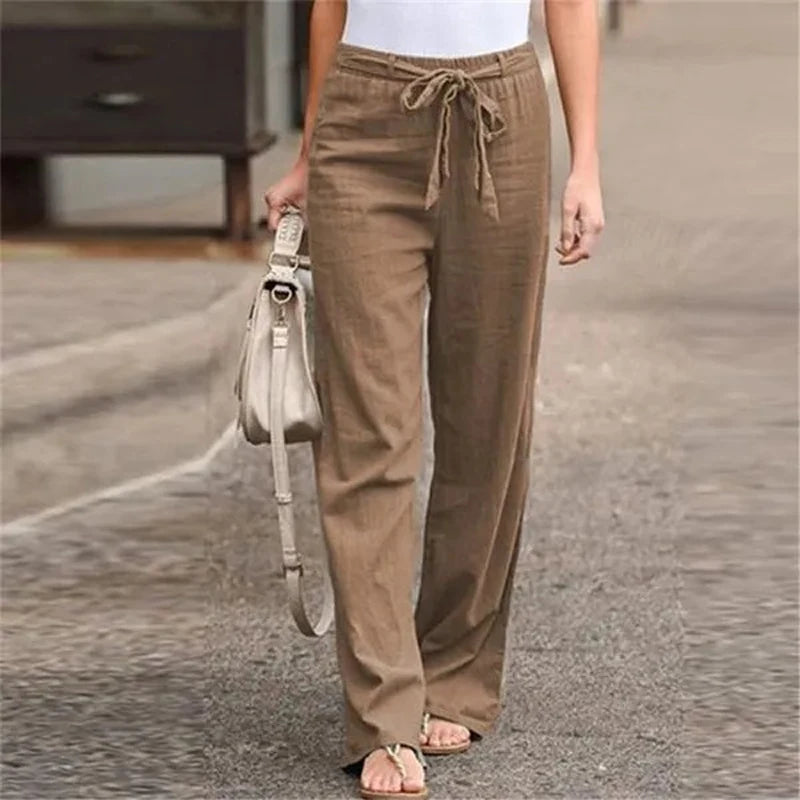 Nara™ | Breathable Elastic Linen Pants