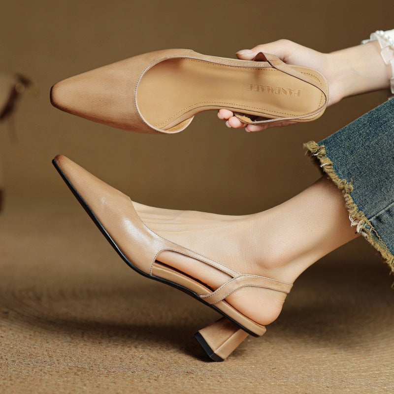 Arlise Leather Heels