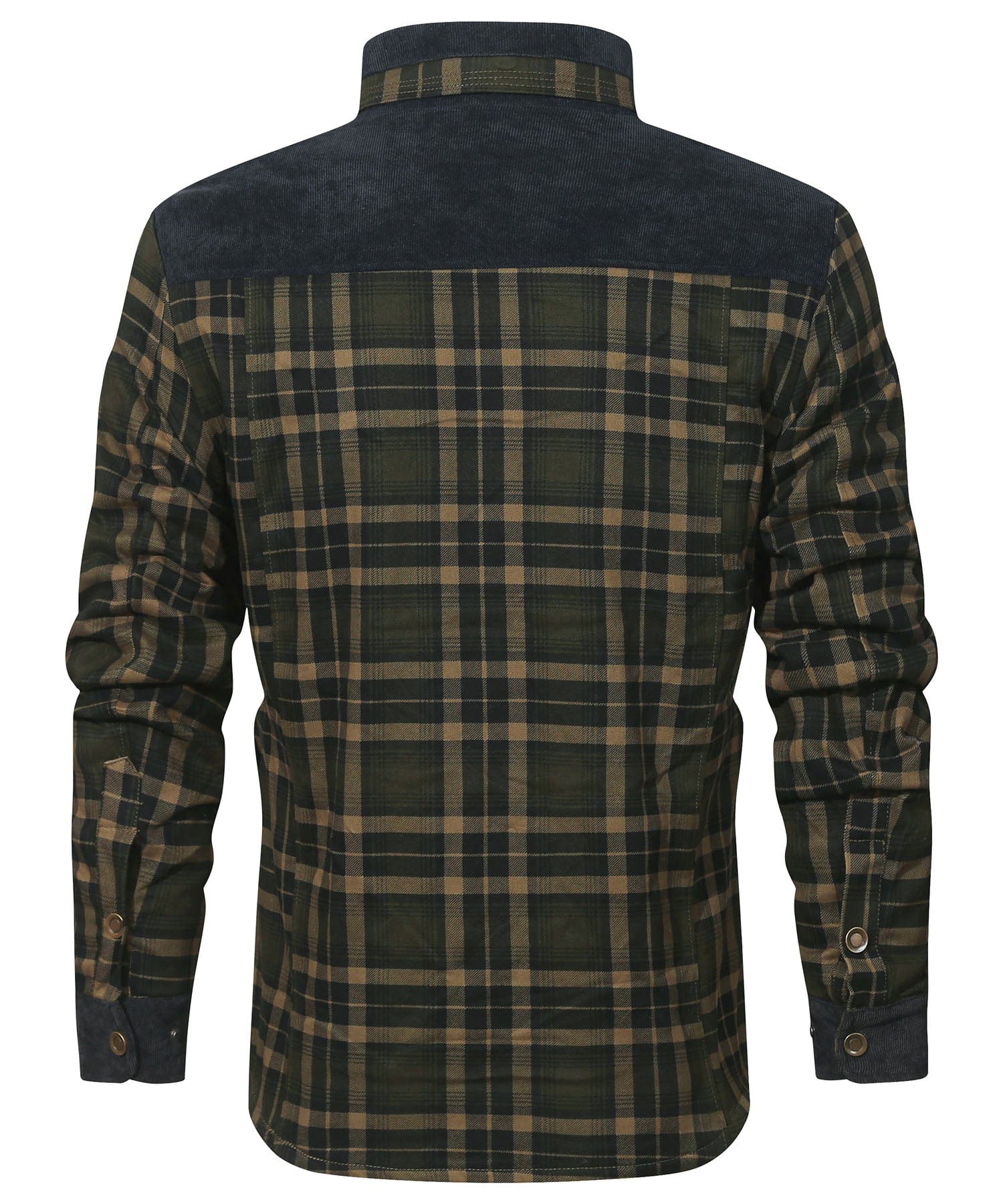 Edward™ | Plaid snap-front lined shirt jacket