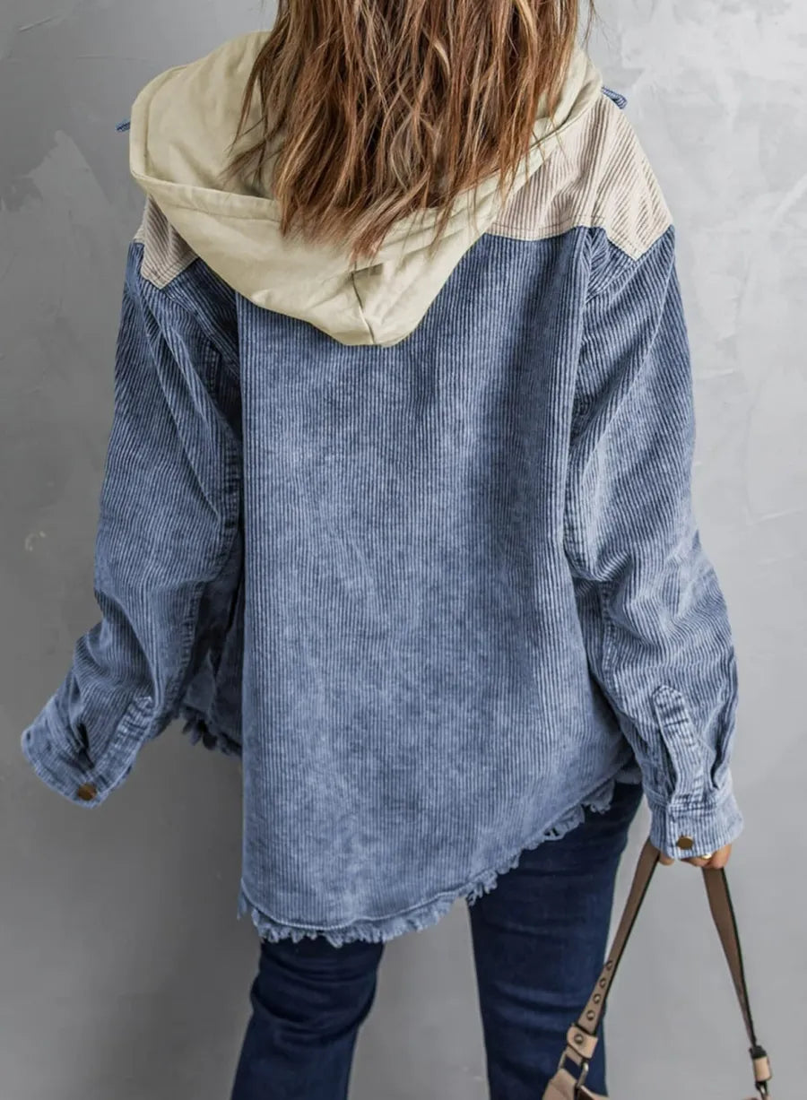 Pomi™ | Tri-Color Corduroy Jacket