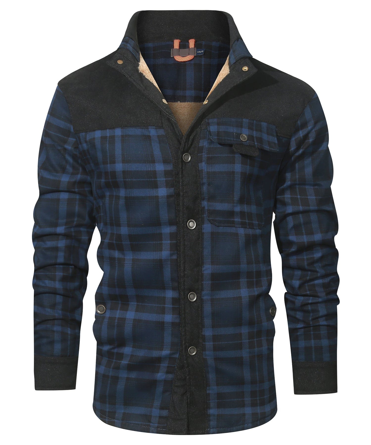 Edward™ | Plaid snap-front lined shirt jacket