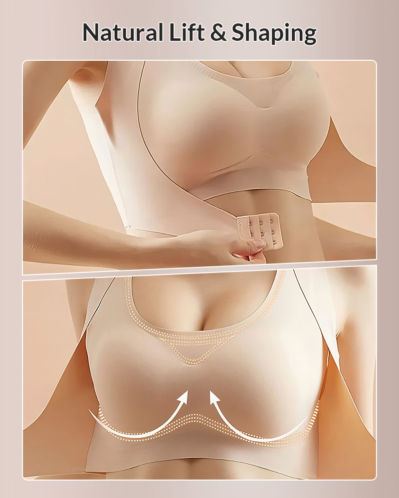 Posture-Correcting Racerback Wireless Support Bra