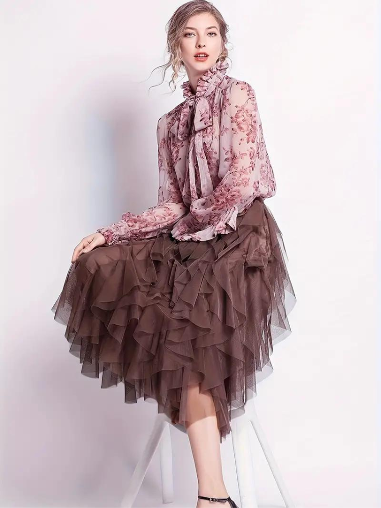 Ruffled Skirt for Women