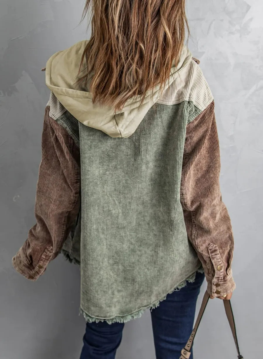 Pomi™ | Tri-Color Corduroy Jacket