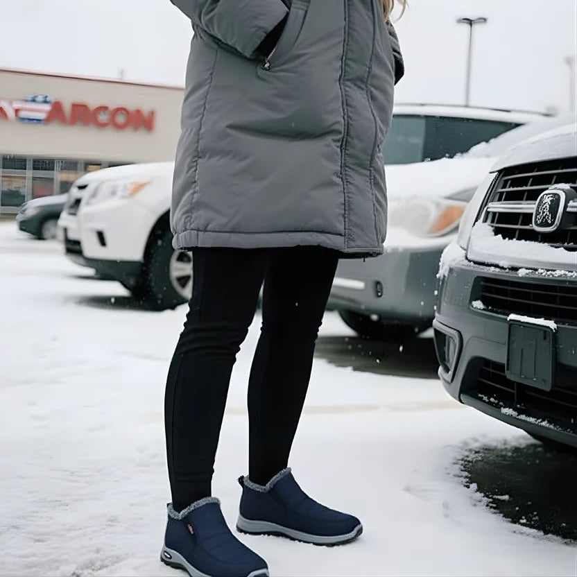 Sianna™ | Quilted Waterproof Slip-On Ankle Boots