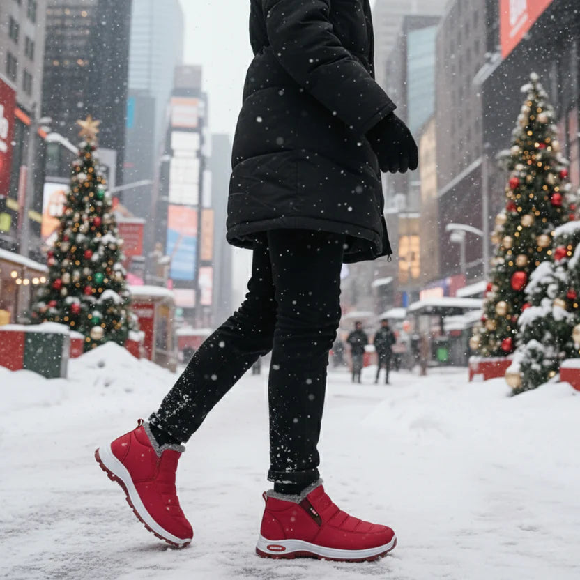 Sianna™ | Quilted Waterproof Slip-On Ankle Boots