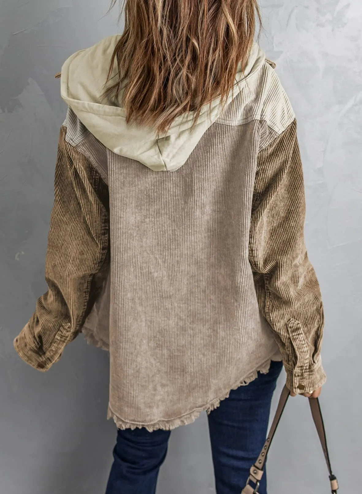 Pomi™ | Tri-Color Corduroy Jacket