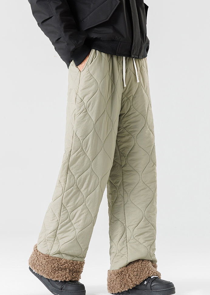 Liam™ | Quilted drawstring wide-leg pants