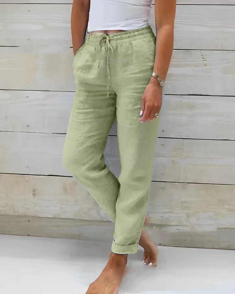 Rhea™ | Casual Cotton and Linen Pants