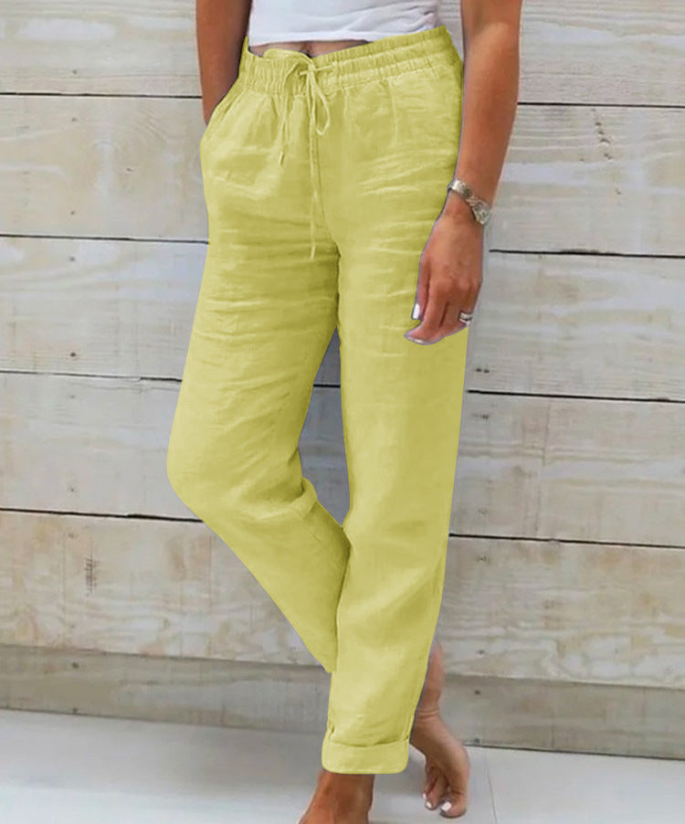 Rhea™ | Casual Cotton and Linen Pants