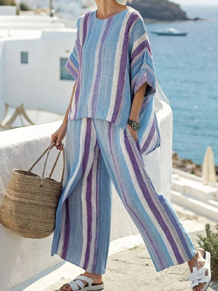 Morine™ | Elegant and Casual Striped Set