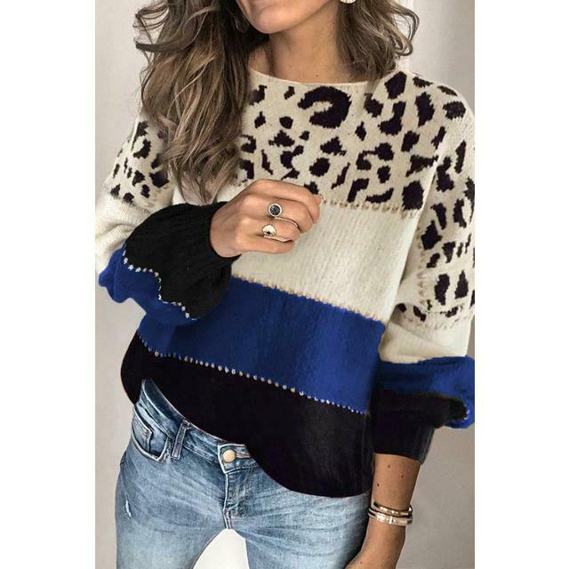 Halima™ | Leopard Print Sweater Comfort and Elegance